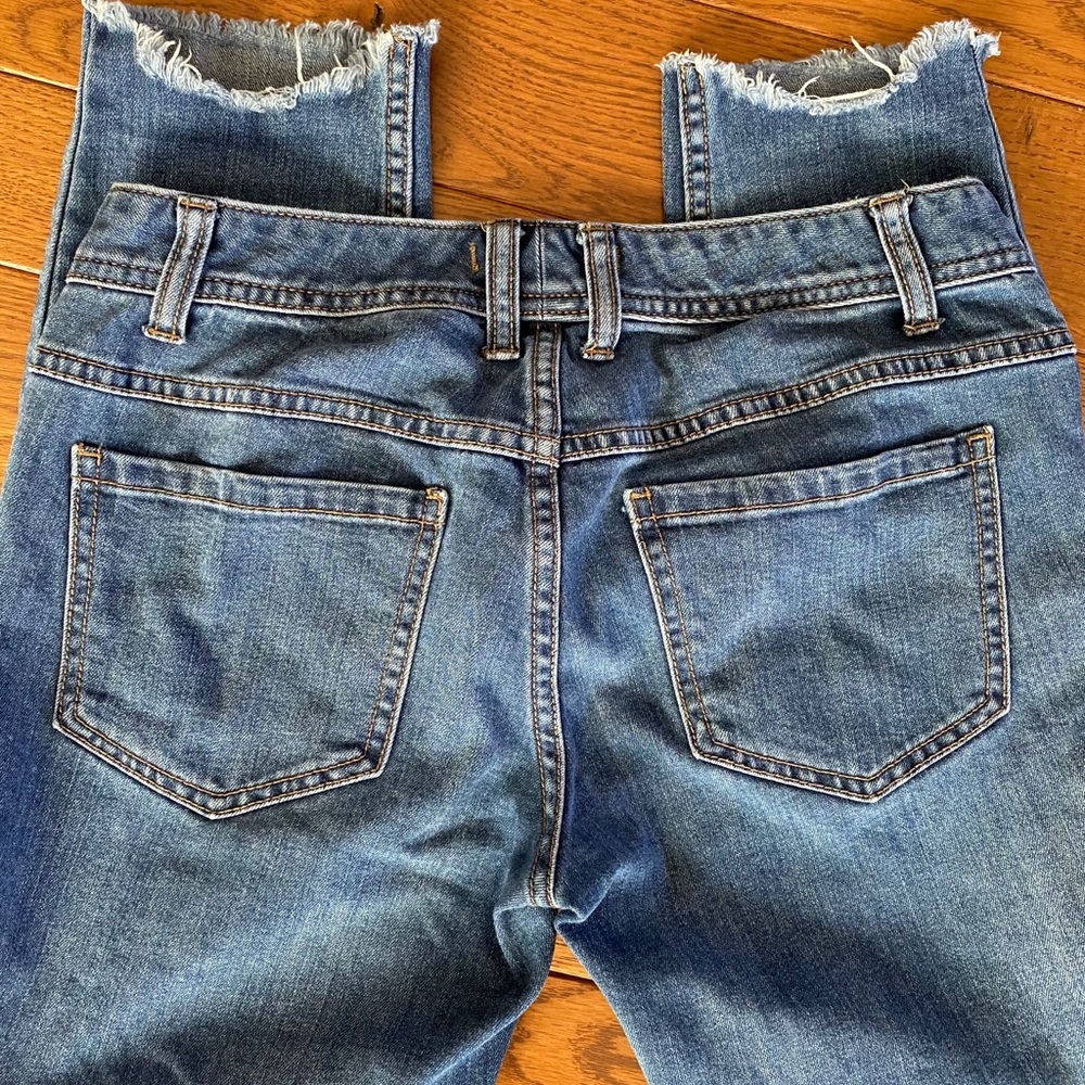 Free People - Distressed skinny jeans